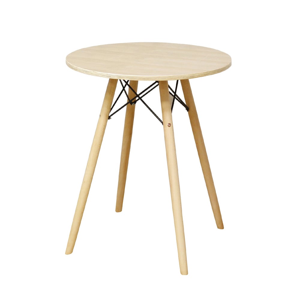 60円形のコーヒーテーブル CT-03 ナチュラル メーカー直送 ▼返品・キャンセル不可[他商品との同時購入不可]