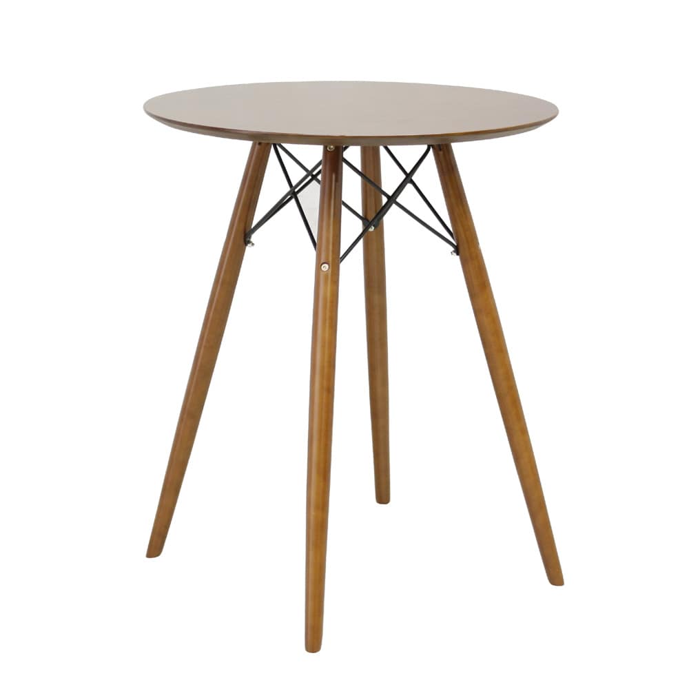 60円形のコーヒーテーブル CT-03 ブラウン メーカー直送 ▼返品・キャンセル不可[他商品との同時購入不可]