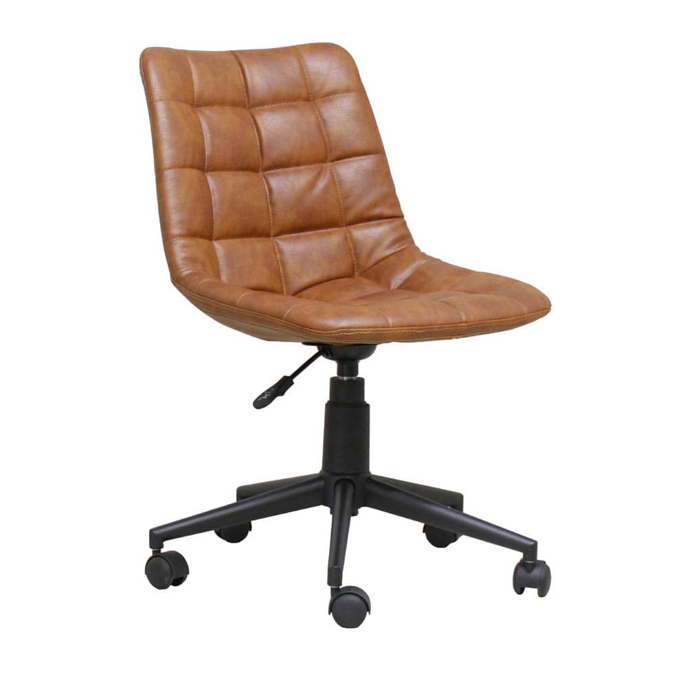 アンティークレザー調のワークチェアー ライト OA-09-LBR メーカー直送 ▼返品・キャンセル不可【他商品との同時購入不可】