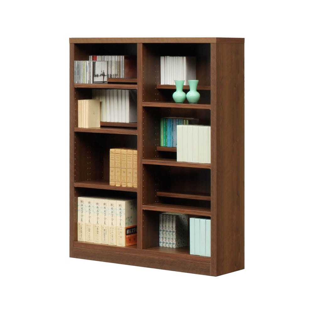 コミックシェルフ幅60cmのロータイプ CC-00-60L-BR メーカー直送 ▼返品・キャンセル不可【他商品との同時購入不可】