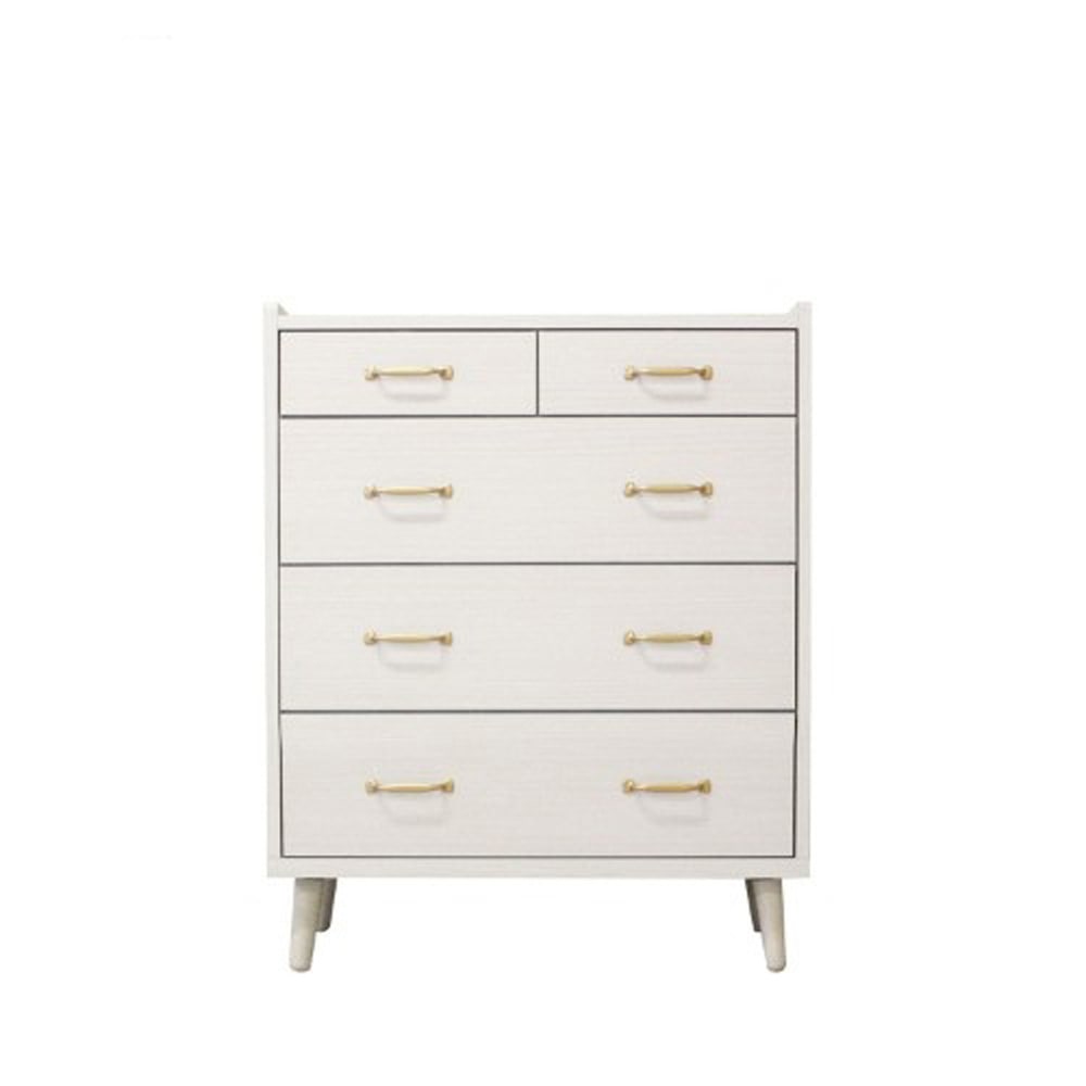 北欧風国産80-4ハイチェスト CH-01-80-4-WH メーカー直送 ▼返品・キャンセル不可【他商品との同時購入不可】