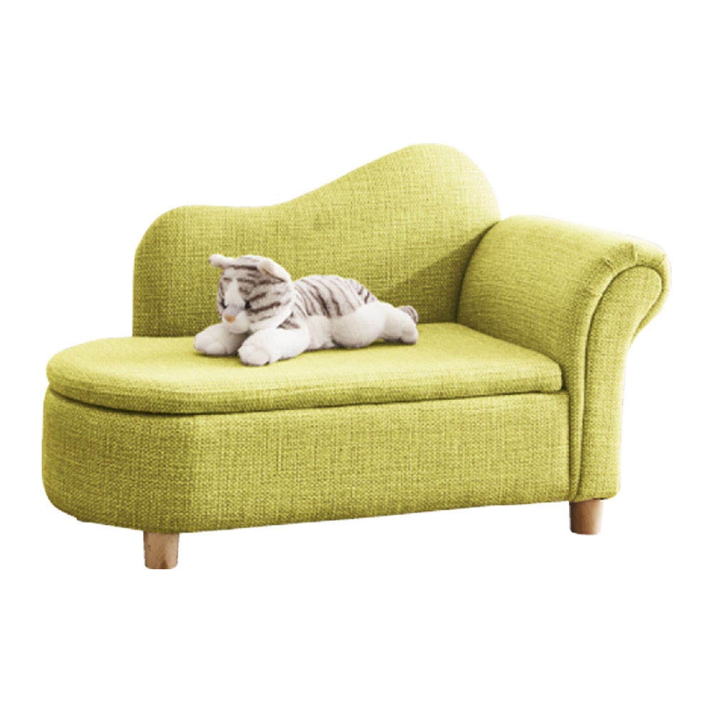 収納庫付きペットソファー PSO-KRS-GR メーカー直送 ▼返品・キャンセル不可[他商品との同時購入不可]