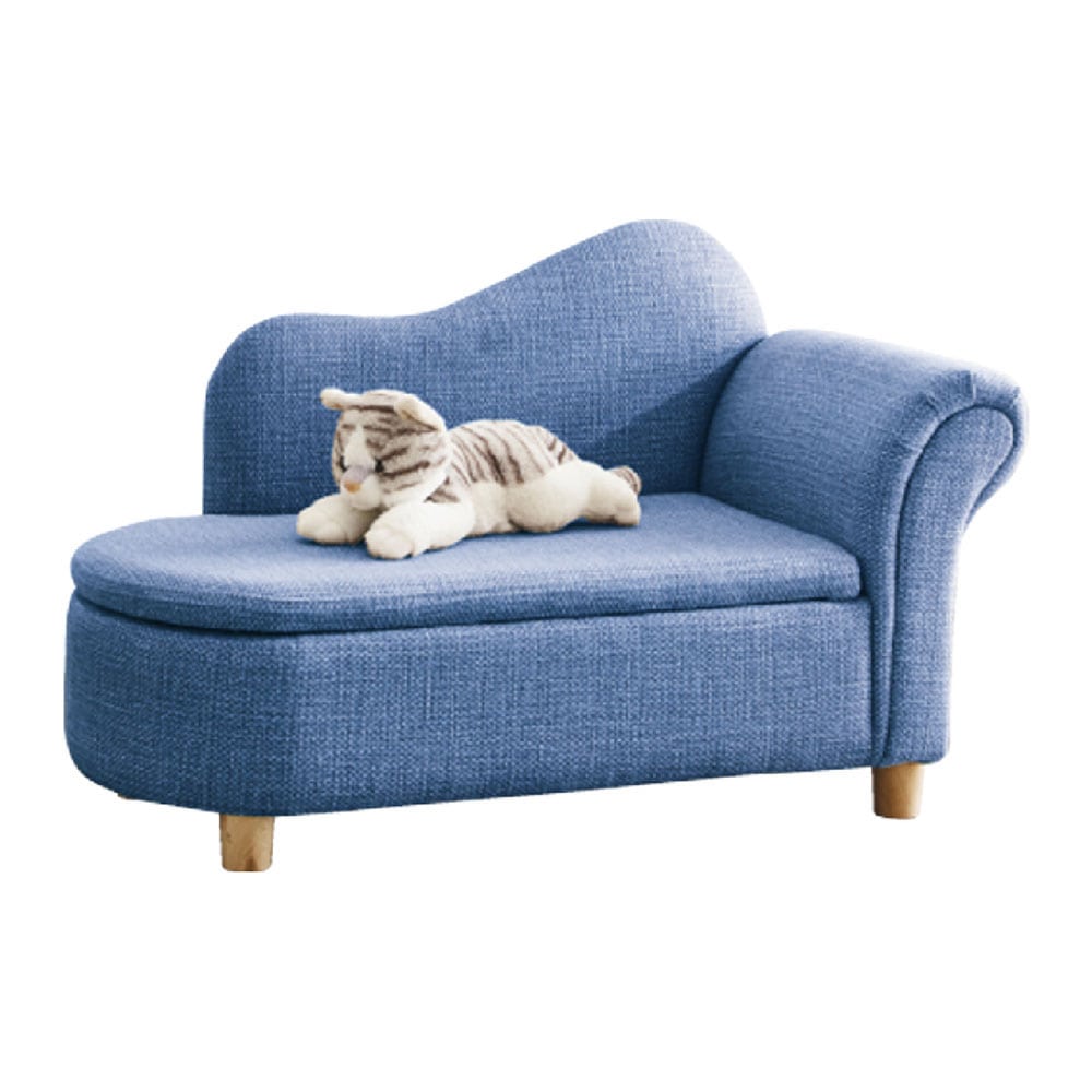 収納庫付きペットソファー PSO-KRS-BL メーカー直送 ▼返品・キャンセル不可[他商品との同時購入不可]