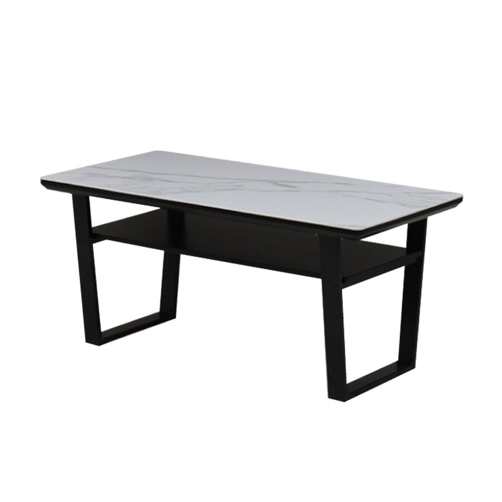 デザイン性と耐久性を備えた120ハイタイプセンターテーブル WH メーカー直送 ▼返品・キャンセル不可[他商品との同時購入不可]