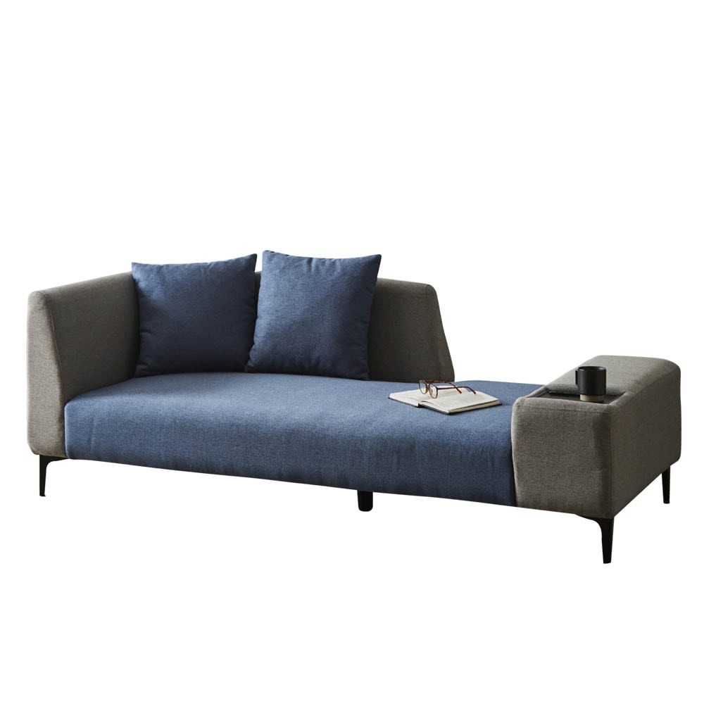 2口コンセント付きのマルチソファ SO-ISC-BL メーカー直送 ▼返品・キャンセル不可【他商品との同時購入不可】