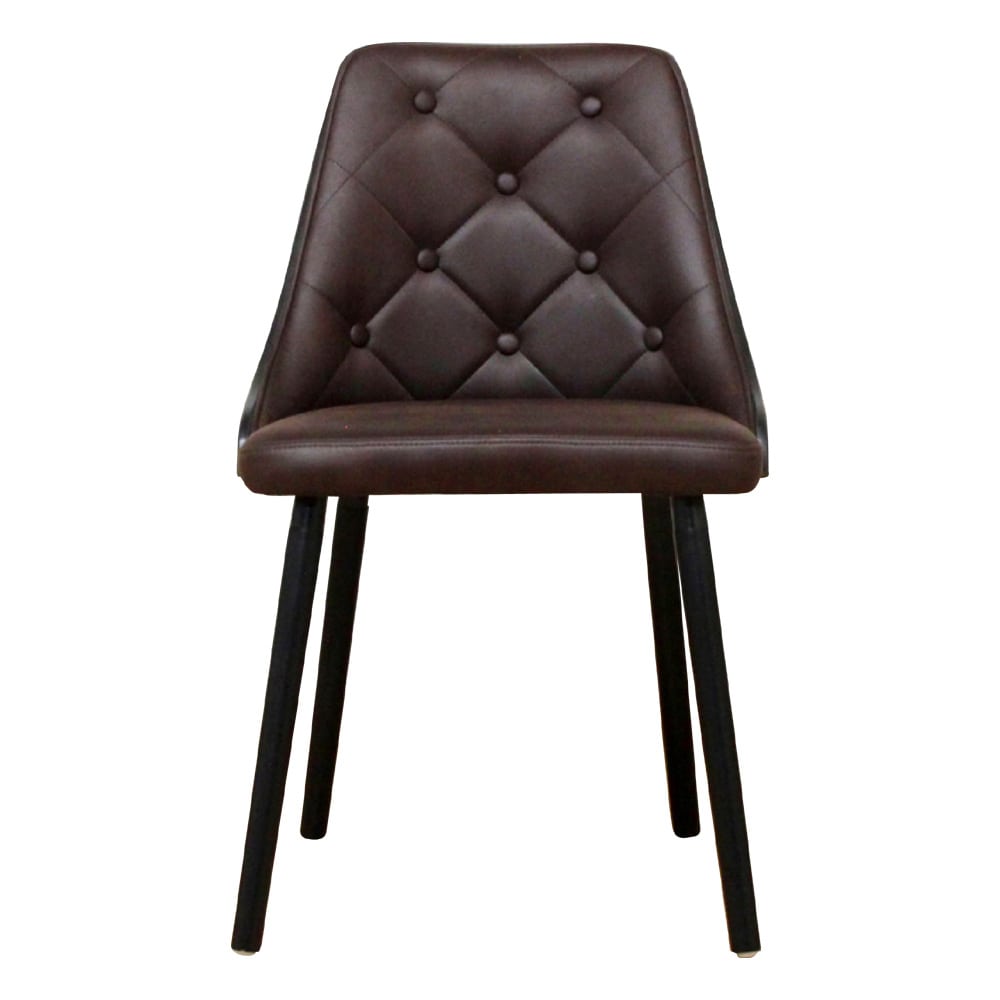 引っかきキズに強いレトロデザインチェアー CC-RT-DBR メーカー直送 ▼返品・キャンセル不可[他商品との同時購入不可]