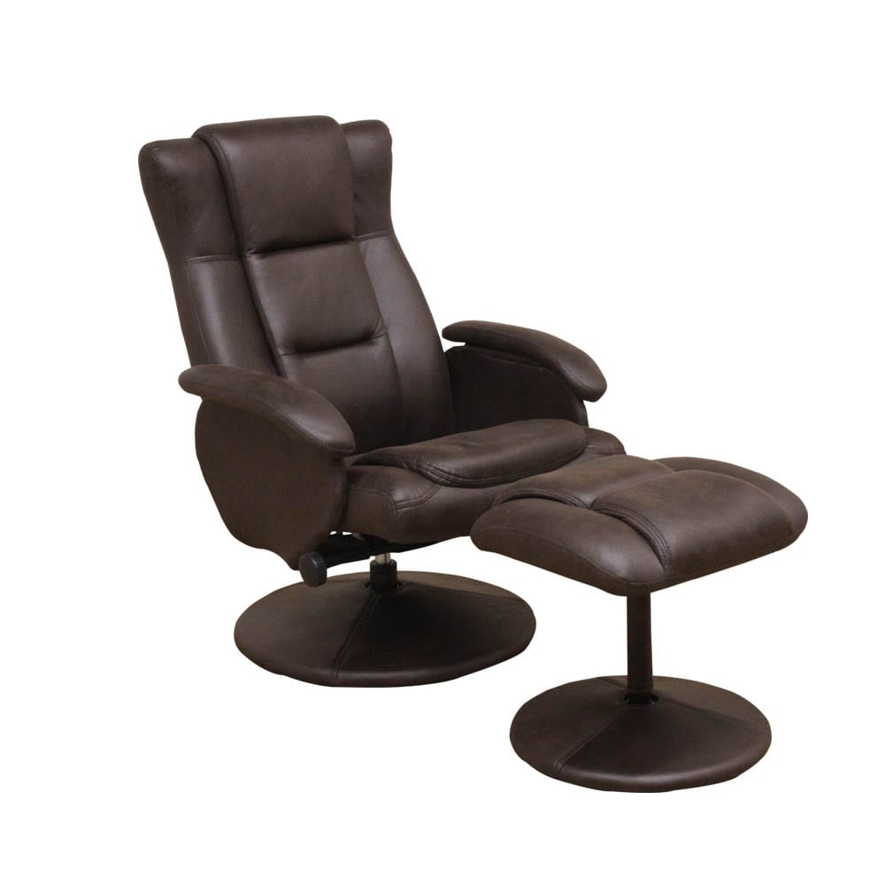 オットマン付きパーソナルチェアー PC-BTN-DBR メーカー直送 ▼返品・キャンセル不可【他商品との同時購入不可】