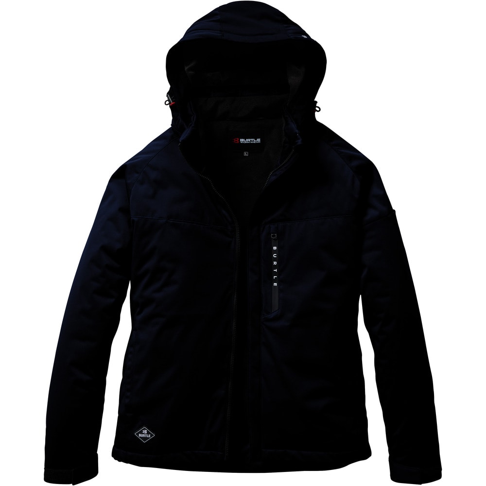 ストレッチフーディ防寒ジャケット3260-3-XLネイビー メーカー直送 ▼返品・キャンセル不可[他商品との同時購入不可]