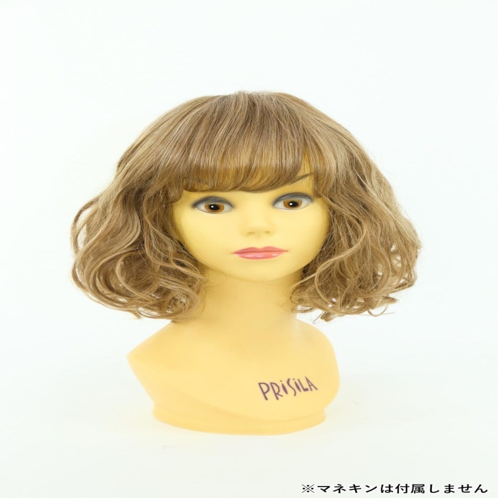 プリシラ オールウィッグ トイプーパーマボブ A-690 耐熱 【直送品】 返品・キャンセル・他商品と同時購入は不可