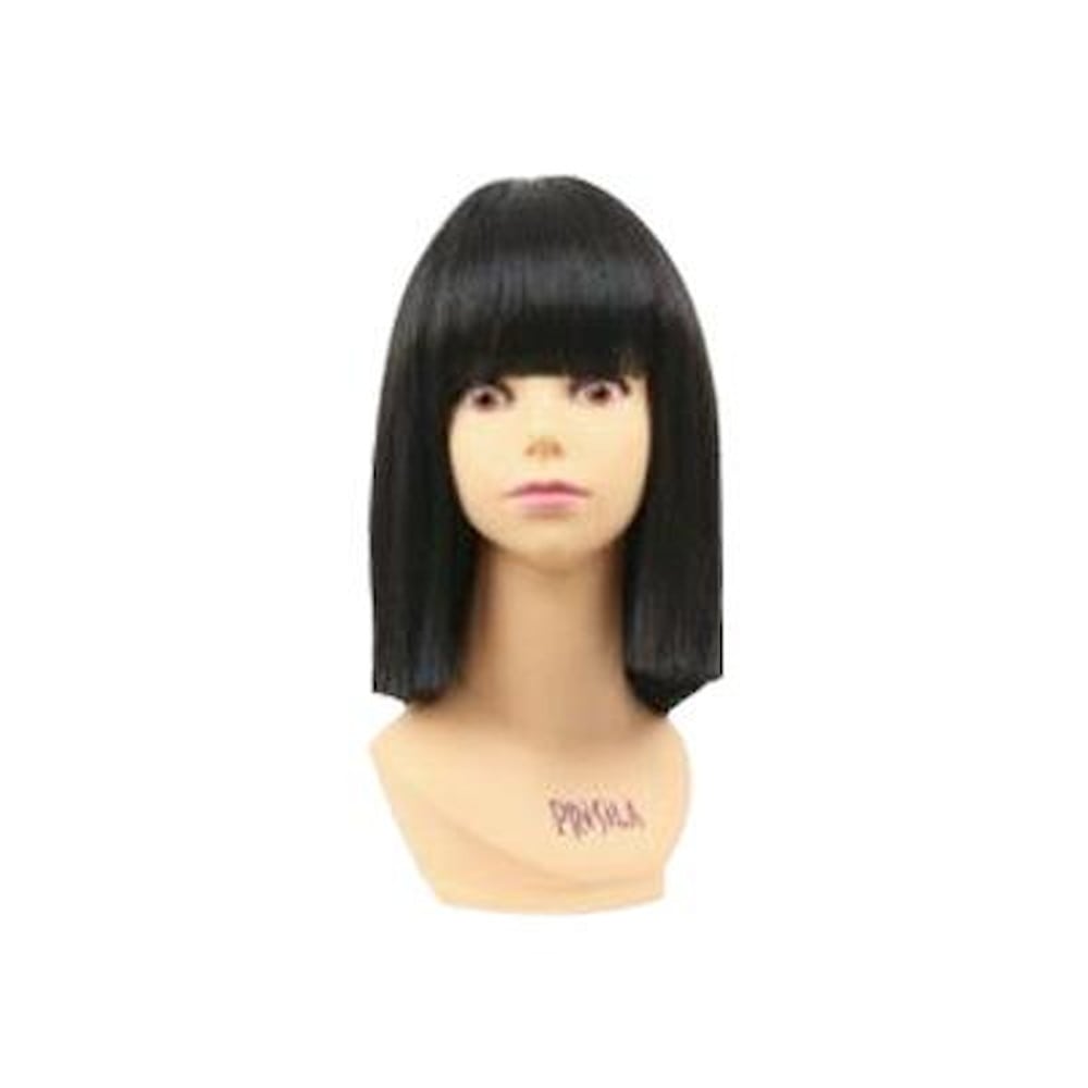 プリシラ オールウィッグ エッジブラントボブ 耐熱 ブラック 【直送品】 返品・キャンセル・他商品と同時購入は不可