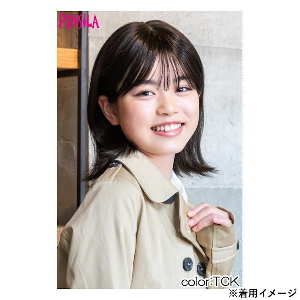 プリシラ 帽子ウィッグフィット 外ハネボブ耐熱ショコラブラック 【直送品】 返品・キャンセル・他商品と同時購入は不可