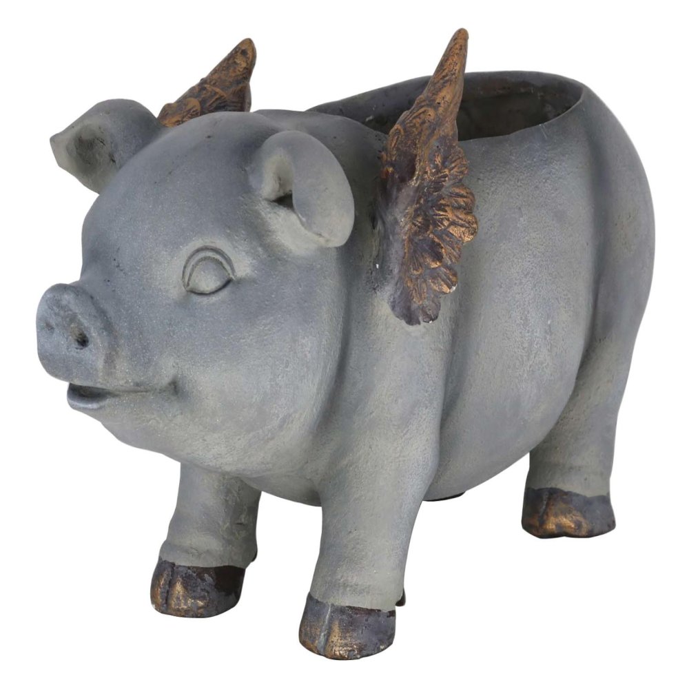 フラワーポット PIG 80431 【直送品】 返品・キャンセル・他商品と同時購入は不可
