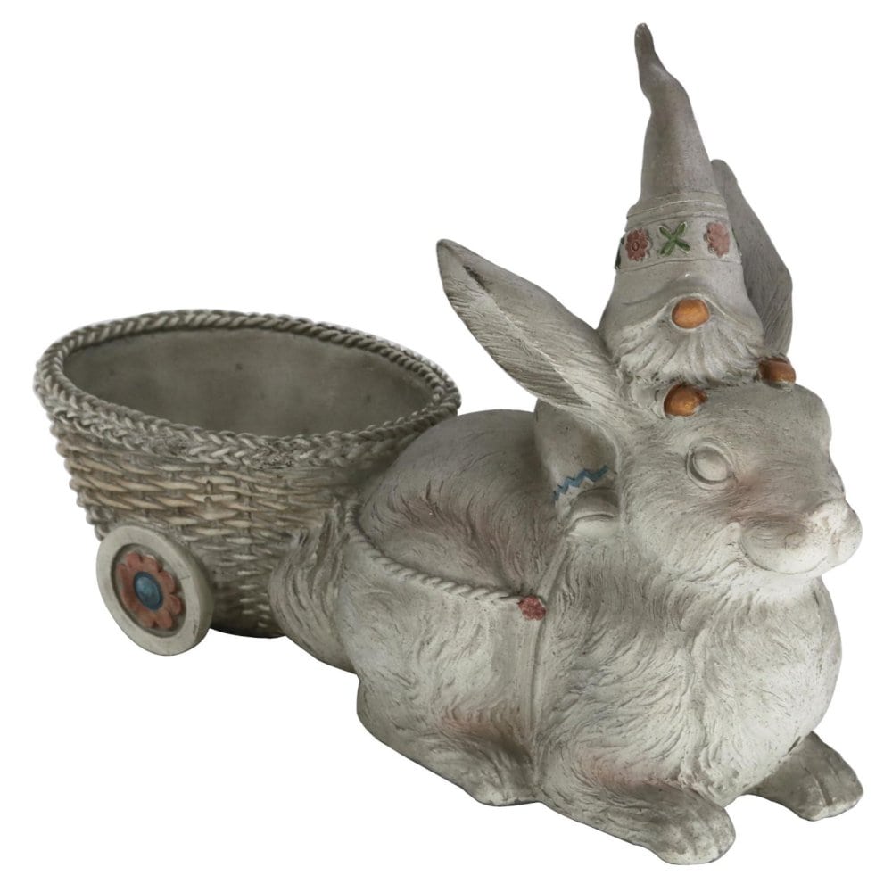 フラワーポット RABBIT 80434 【直送品】 返品・キャンセル・他商品と同時購入は不可