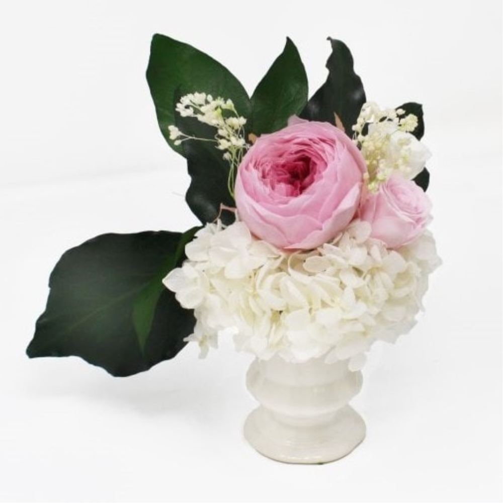 プリザードフラワー 杏 花器付き AKM-003 メーカー直送 ▼返品・キャンセル不可【他商品との同時購入不可】