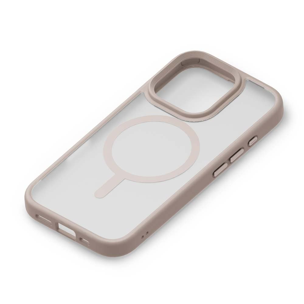 PGA iPhone 16 Pro用 MagSafe対応 ハイブリッドケース ベージュ PG-24BMGPT05BE 30g