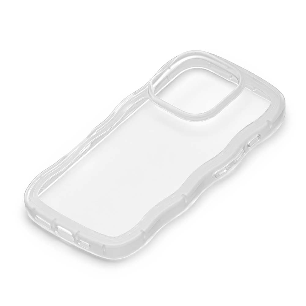 PGA iPhone 16 Pro用 クリアウェーブケース クリア PG-24BWTP01CL 31g