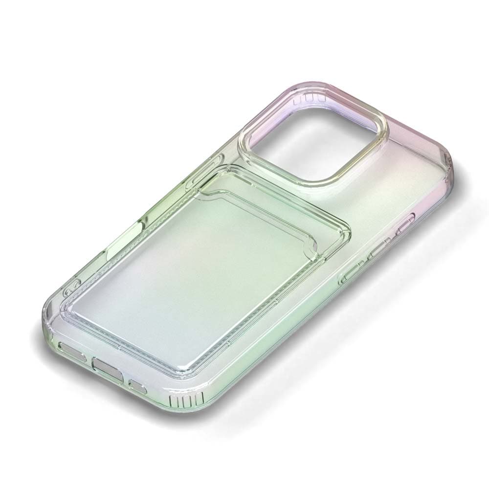 PGA iPhone 16 Pro用 クリアポケットケース オーロラ PG-24BCTP02AR 25g