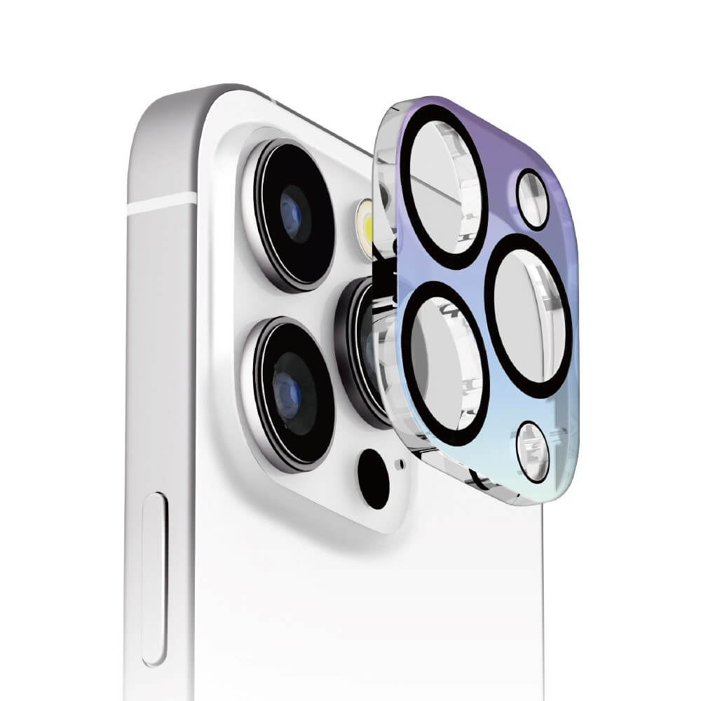 PGA iPhone16Pro/16ProMax カメラフルプロテクター オーロラ 3g