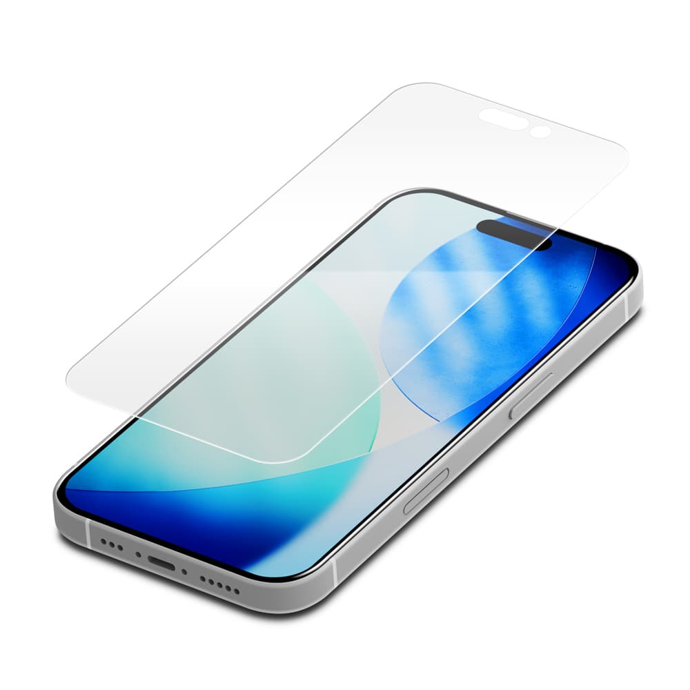 PGA iPhone 17／17 Pro／16 Pro用 液晶全画面保護フィルム 高透明 PG-25AHD01 3g