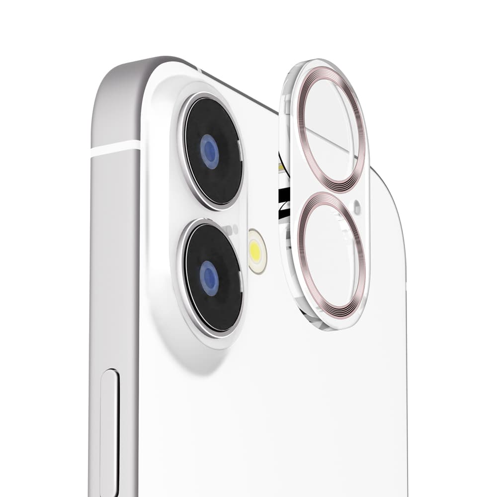 PGA iPhone 17／16／16 Plus用 カメラフルプロテクター クリア／メタルゴールド 2g