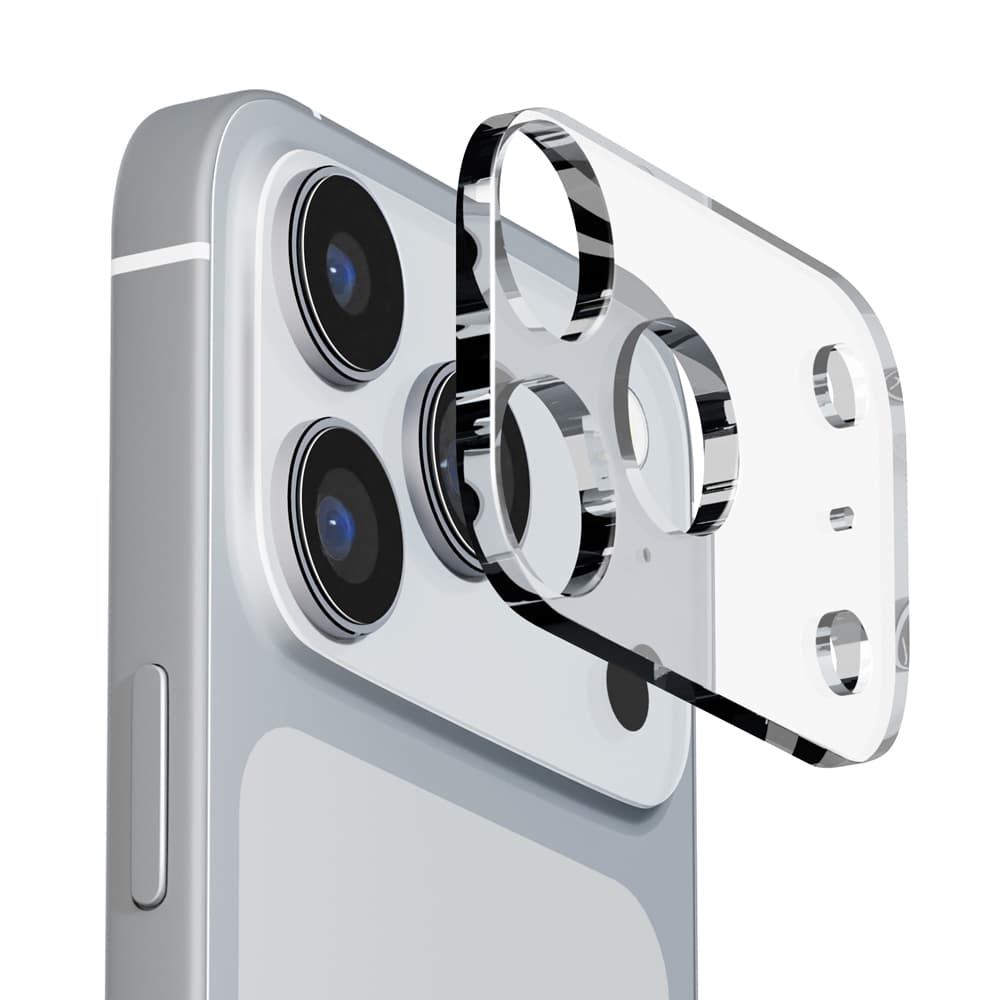 PGA iPhone 17 Pro用 カメラレンズフレーム クリア 6g
