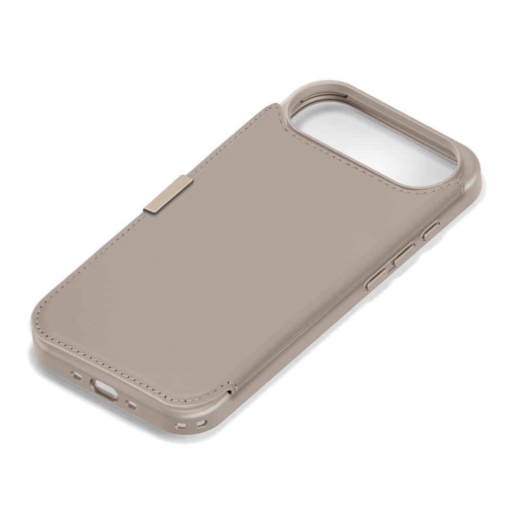 PGA iPhone Air用 バックフリップケース ベージュ 80g