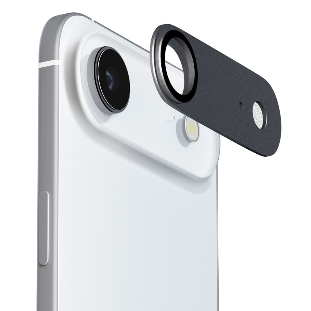 PGA iPhone Air用 カメラフルプロテクター アルミ／ブラック 5g