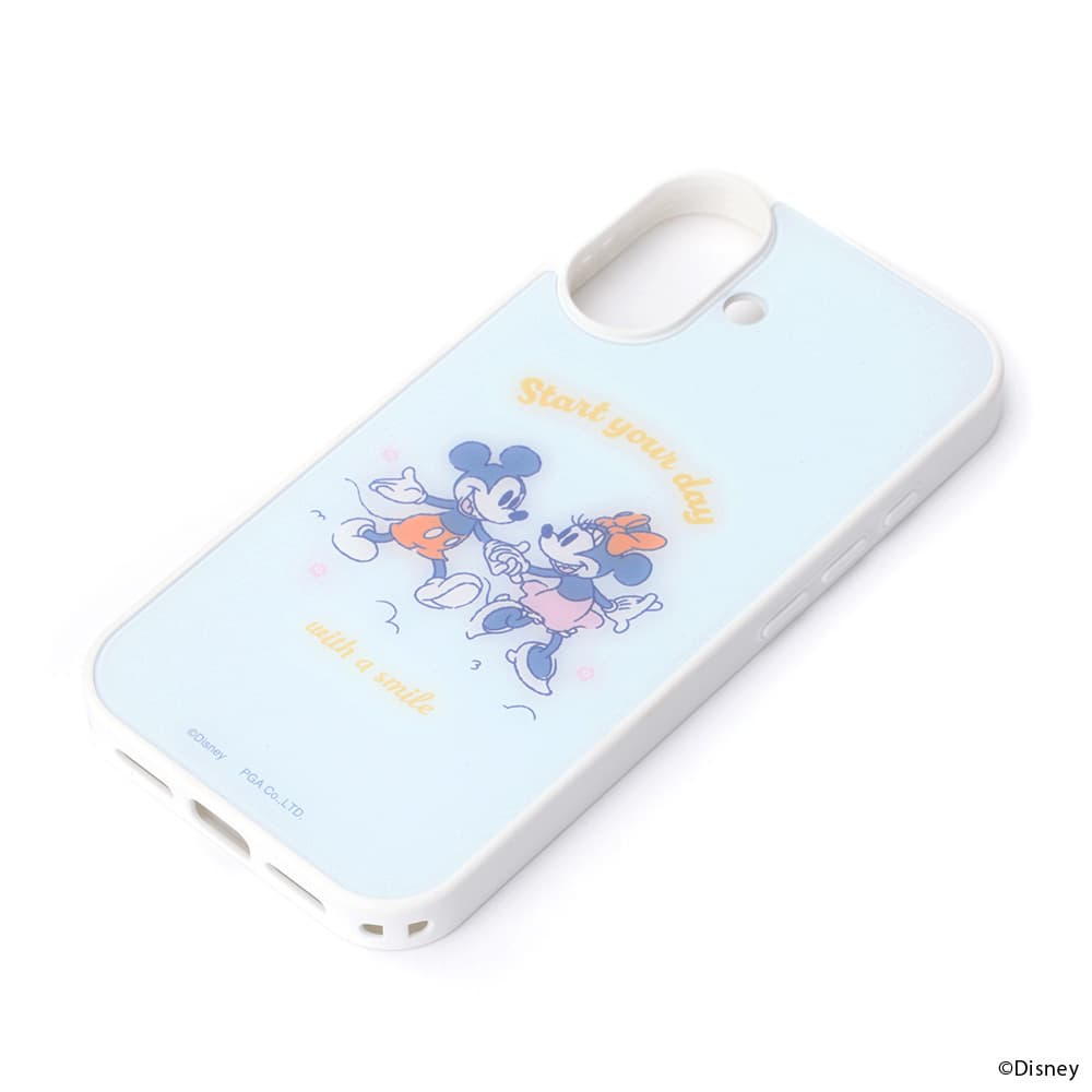 PGA iPhone 17用 MagSafe対応 アクリルパネルケース ミッキー＆ミニー 50g