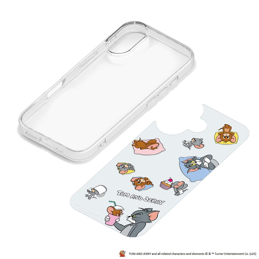 PGA iPhone 17用 ガラススリムケース トムとジェリー PG-W25AGT01TAJ 30g