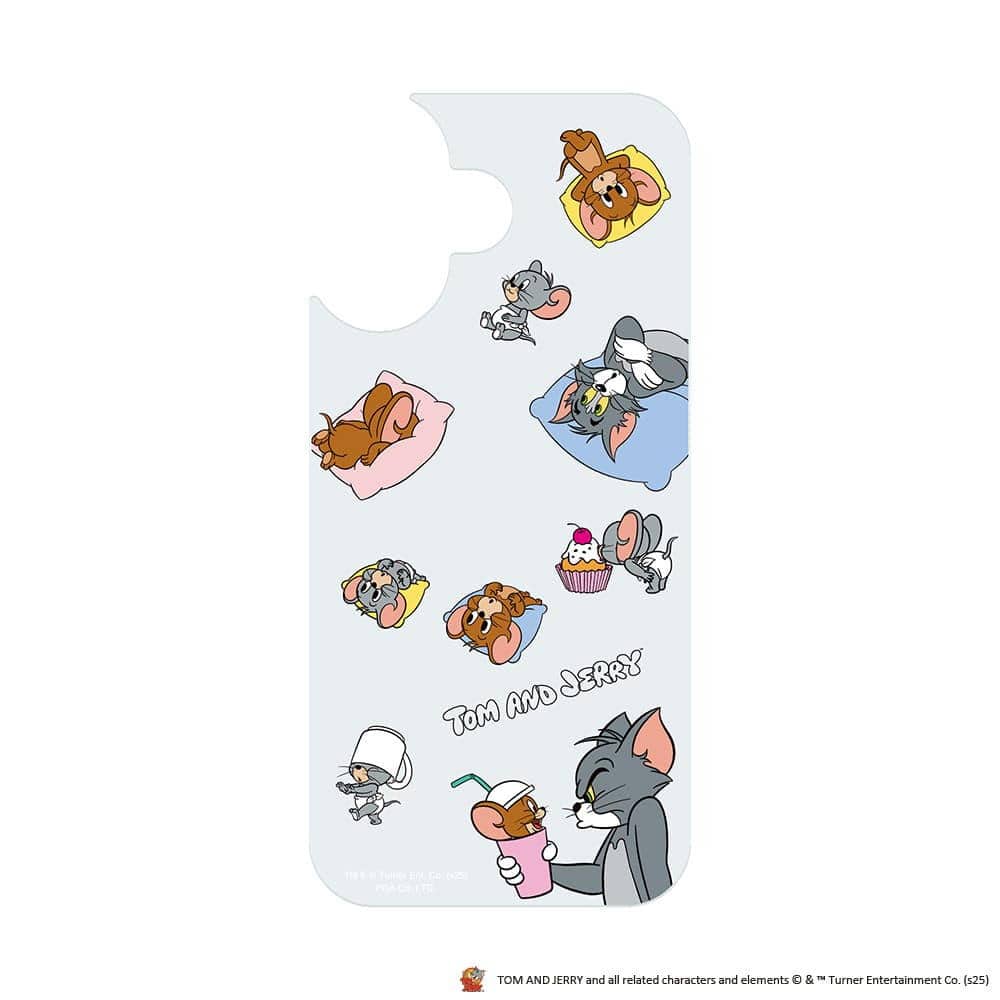 PGA iPhone 17用 着せ替えシート トムとジェリー／C PG-WSH25A03TAJ 3g