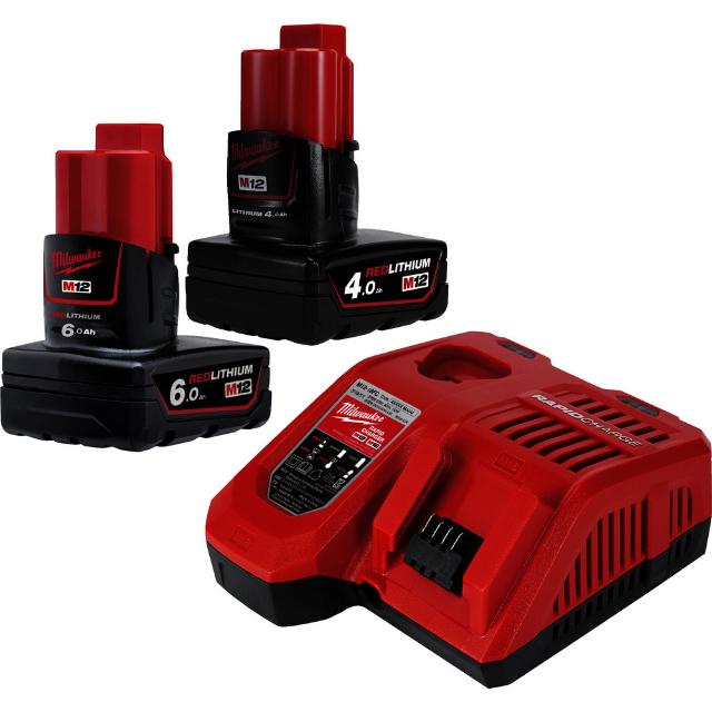 milwaukee M12 4.0Ah＆6.0Ah FCスタートキット 【直送品】 返品・キャンセル・他商品と同時購入は不可