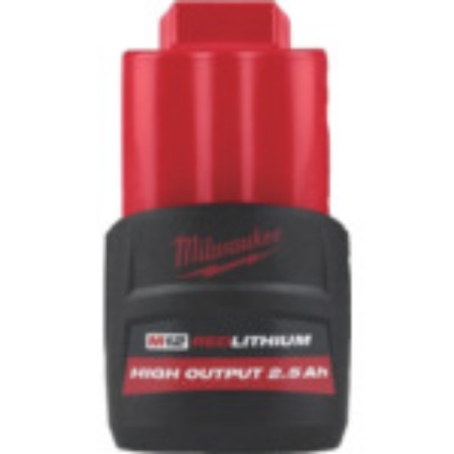 milwaukee M12 2.5AHパワーブーストバッテリー 【直送品】 返品・キャンセル・他商品と同時購入は不可