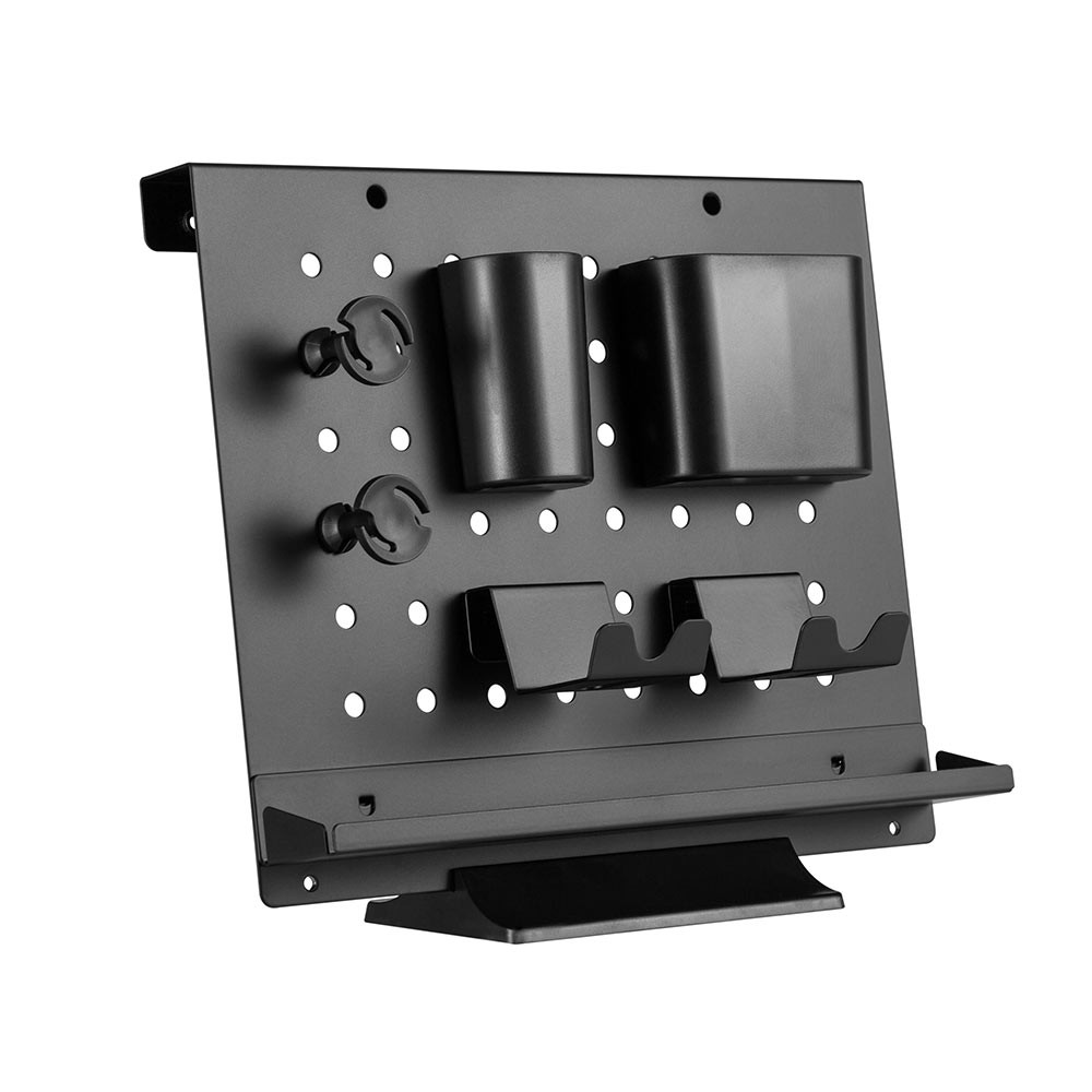 スタンド式「卓上スチール有孔ボード」 TACMPBSBK メーカー直送 ▼返品・キャンセル不可[他商品との同時購入不可]