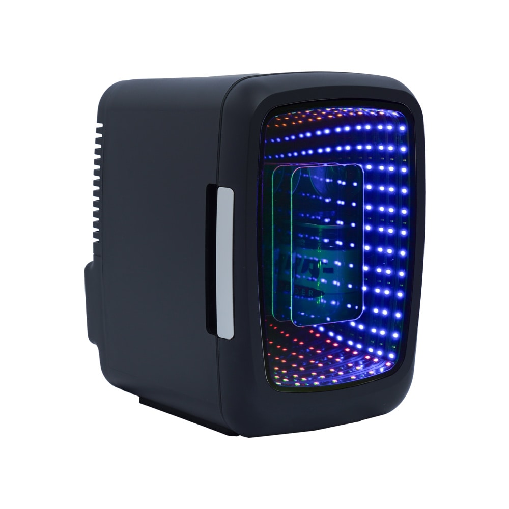 インフィニティミラー卓上冷蔵庫4L(ブラック) LESEREHBK メーカー直送 ▼返品・キャンセル不可[他商品と同時購入不可]