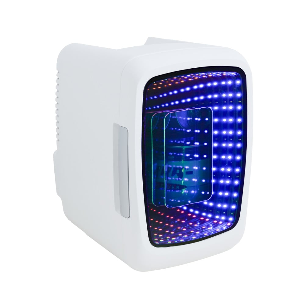 インフィニティミラー卓上冷蔵庫4L(ホワイト) LESEREHWH メーカー直送 ▼返品・キャンセル不可[他商品と同時購入不可]