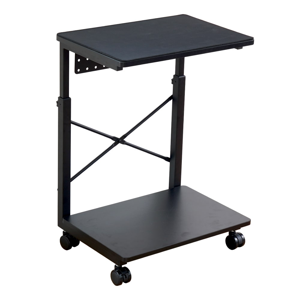 7段階昇降CPUワゴン ブラック PCCATPLBK メーカー直送 ▼返品・キャンセル不可[他商品との同時購入不可]