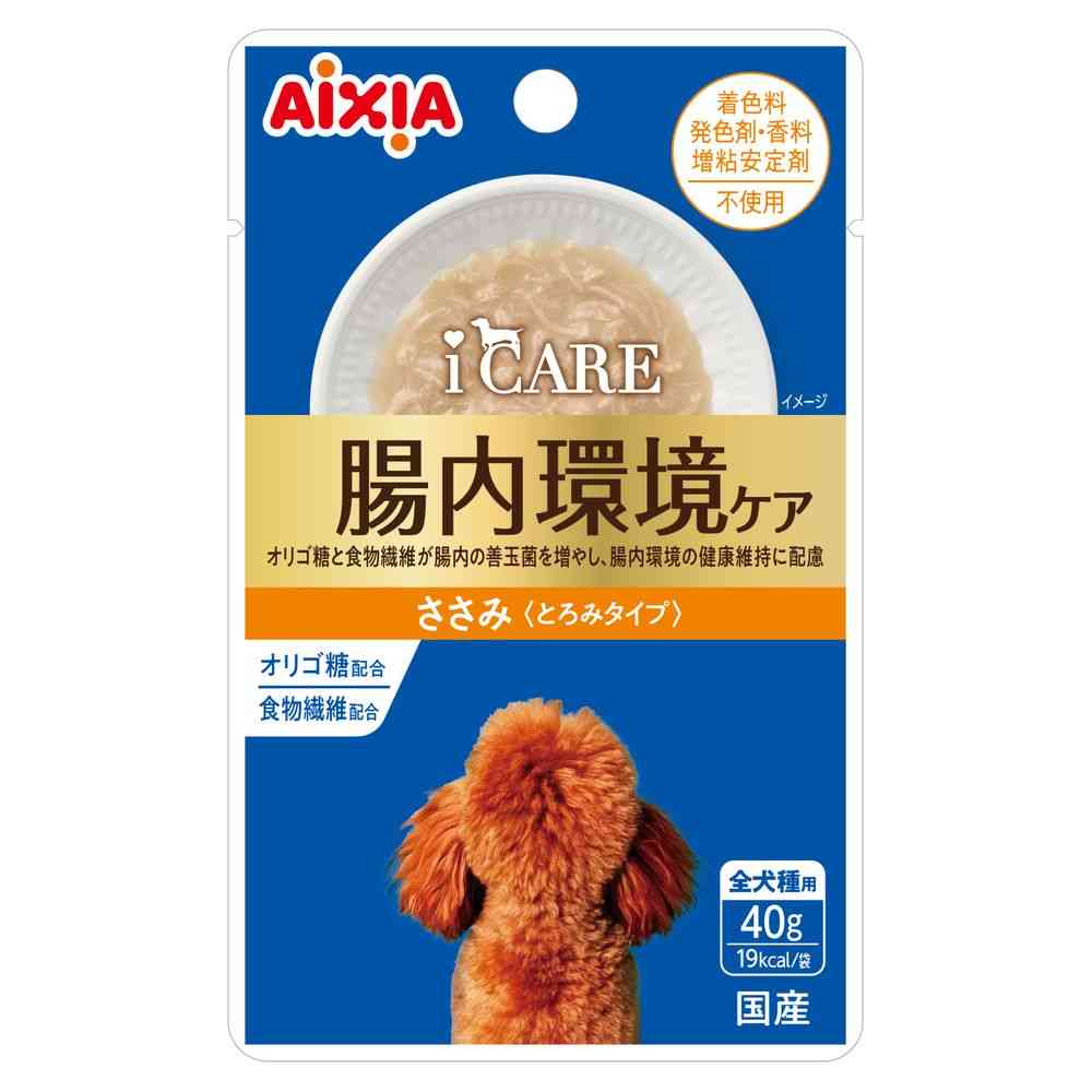 アイシア  i CAREドッグ 腸内環境ケア ささみ とろみタイプ 40g