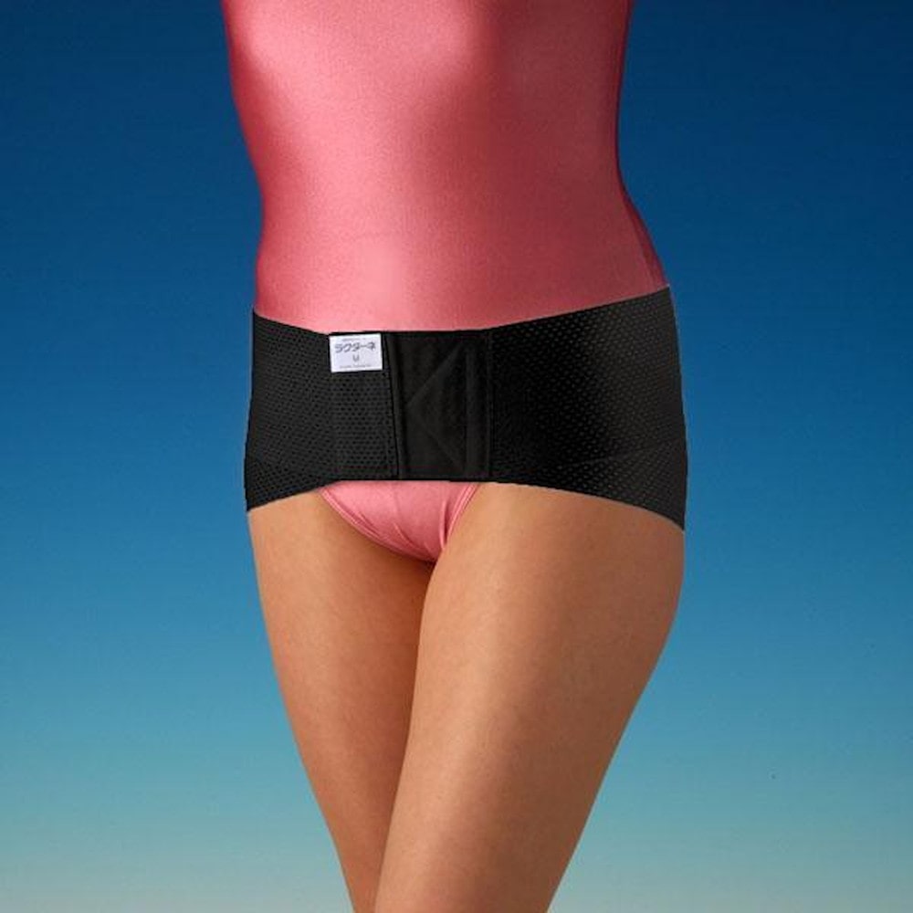 ラクダーネ 骨盤サポーター メッシュ ブラック L メーカー直送 ▼返品・キャンセル不可【他商品との同時購入不可】