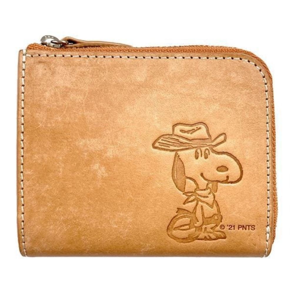 スヌーピーLC カウボーイ L型C札入れ ベージュ SN0117 メーカー直送 ▼返品・キャンセル不可【他商品との同時購入不可】
