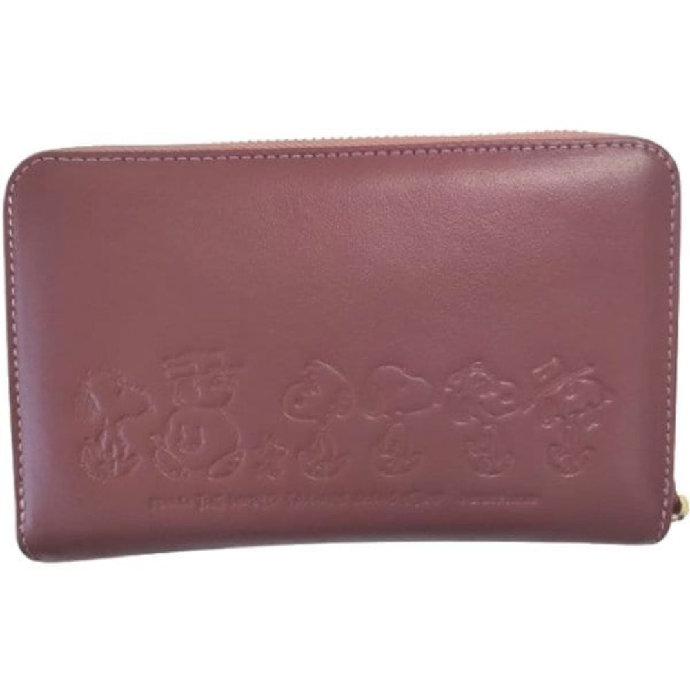 スヌーピーLC 財布機能付スマホショルダー 牛革 SN0156 メーカー直送 ▼返品・キャンセル不可【他商品との同時購入不可】