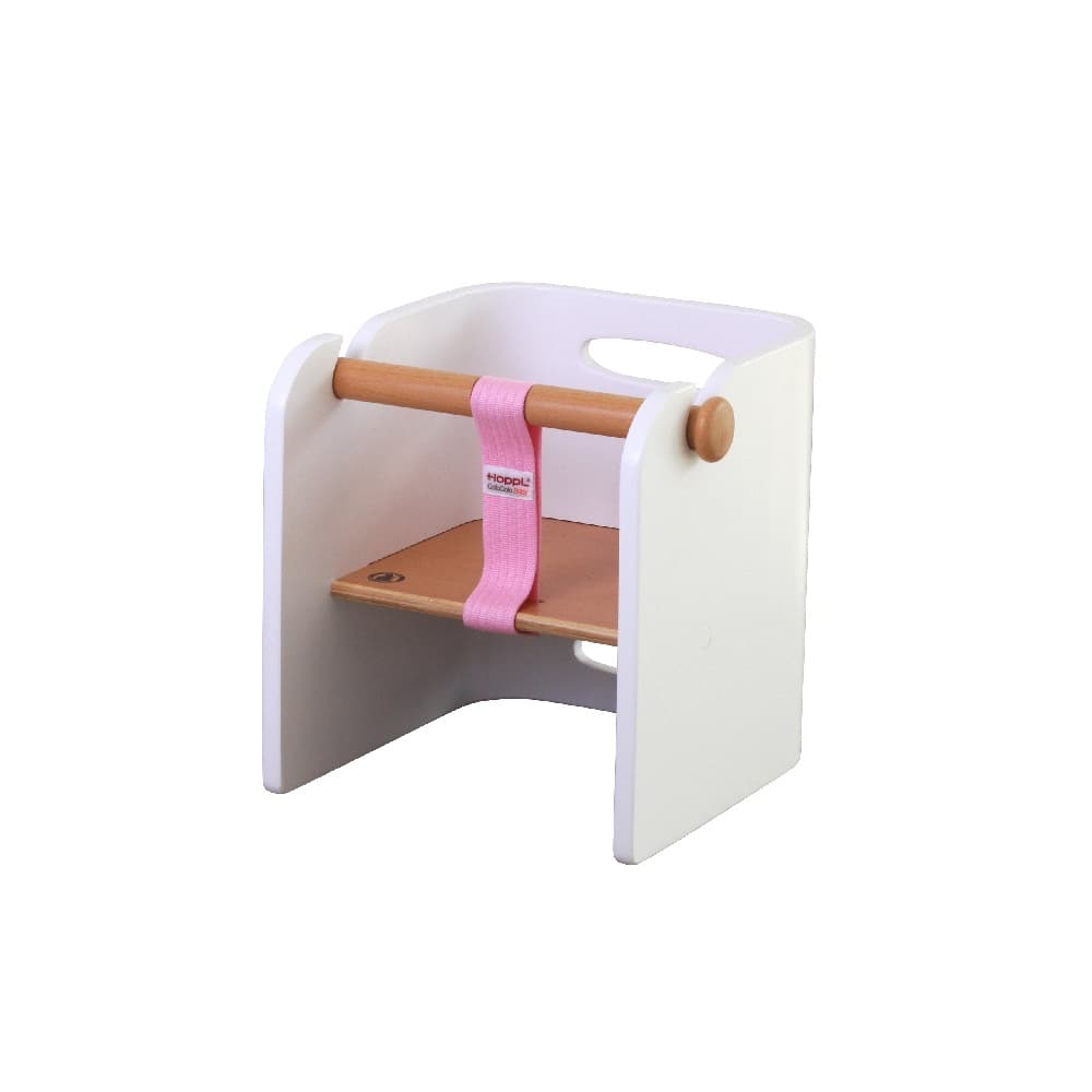 ホップル コロコロベビーチェア ホワイト 【直送品】返品・キャンセル・他商品と同時購入不可