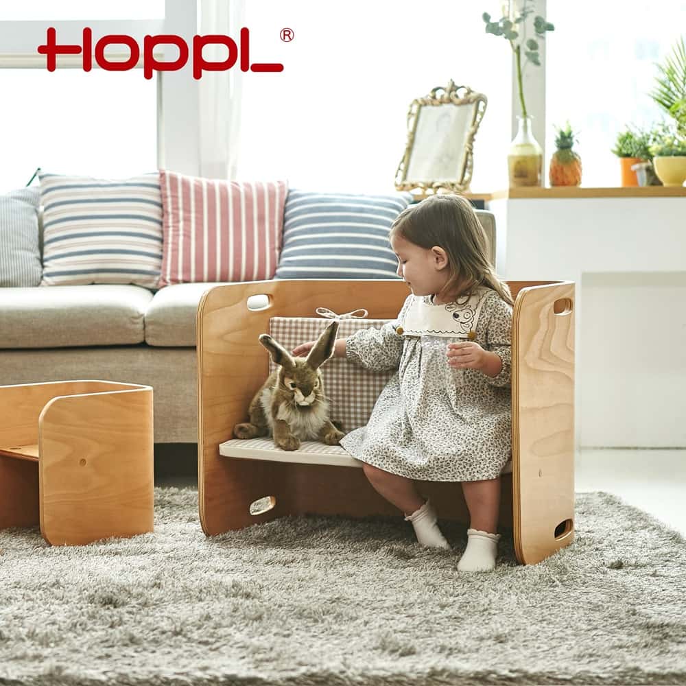 ホップル コロコロデスク専用クッション ホワイト 【直送品】返品・キャンセル・他商品と同時購入不可