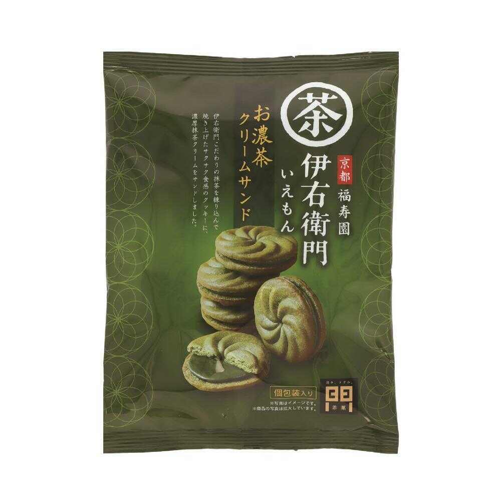 ◆モントワール 伊右衛門 お濃茶クリームサンド 119g   [10個セット]