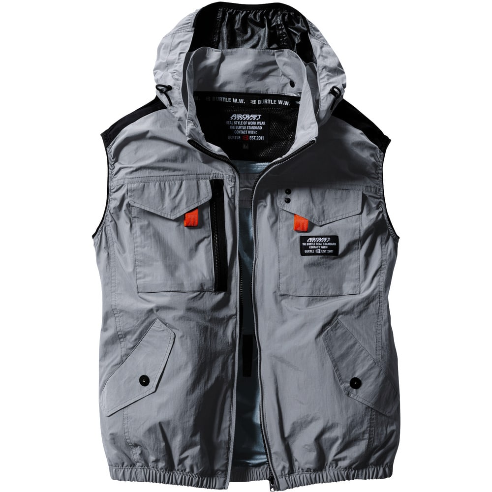BURTLE ACタクティカルベスト XL アッシュグレー メーカー直送 ▼返品・キャンセル不可【他商品との同時購入不可】