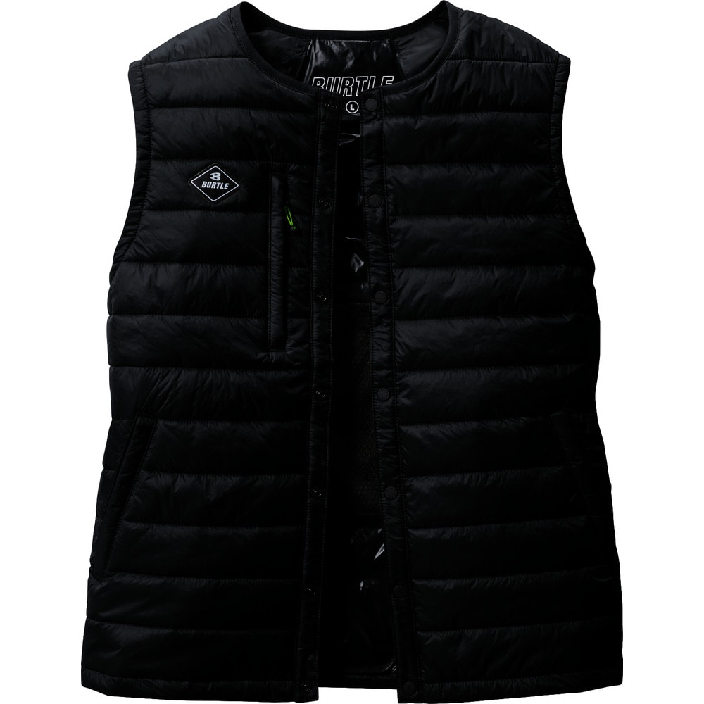 ダウンベスト3254-35-Lブラック メーカー直送 ▼返品・キャンセル不可[他商品との同時購入不可]