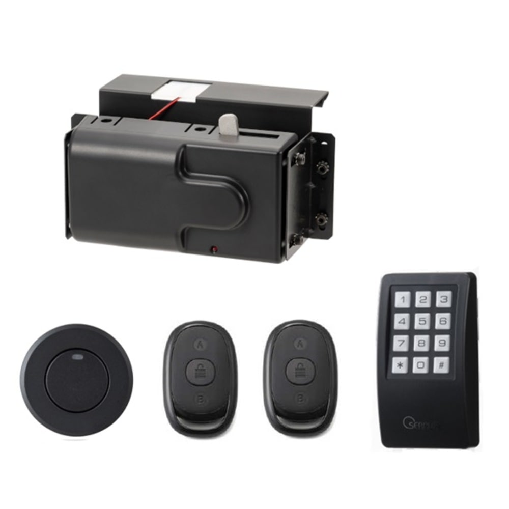 AMRKBR2B50ラクラク電子錠5点セット(41-50mm) メーカー直送 ▼返品・キャンセル不可[他商品との同時購入不可]