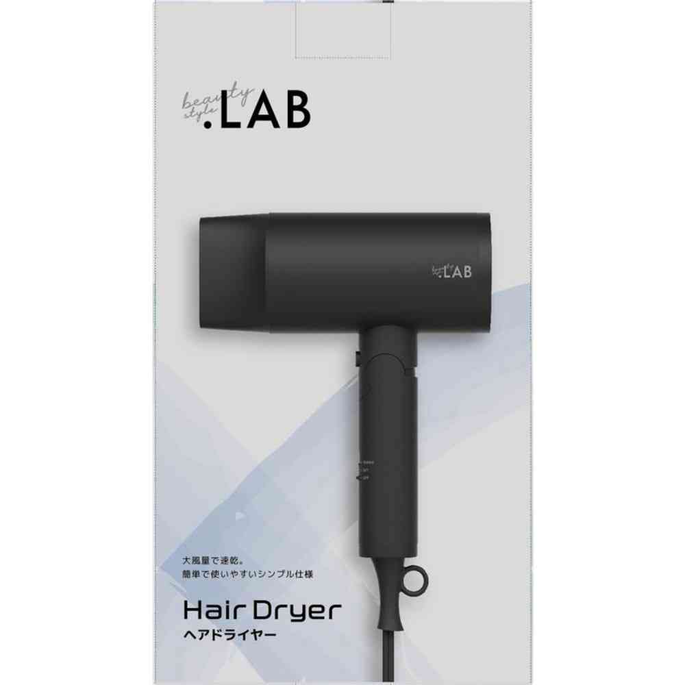 東亜産業 ビューティドットラボヘアドライヤー ブラック 1個