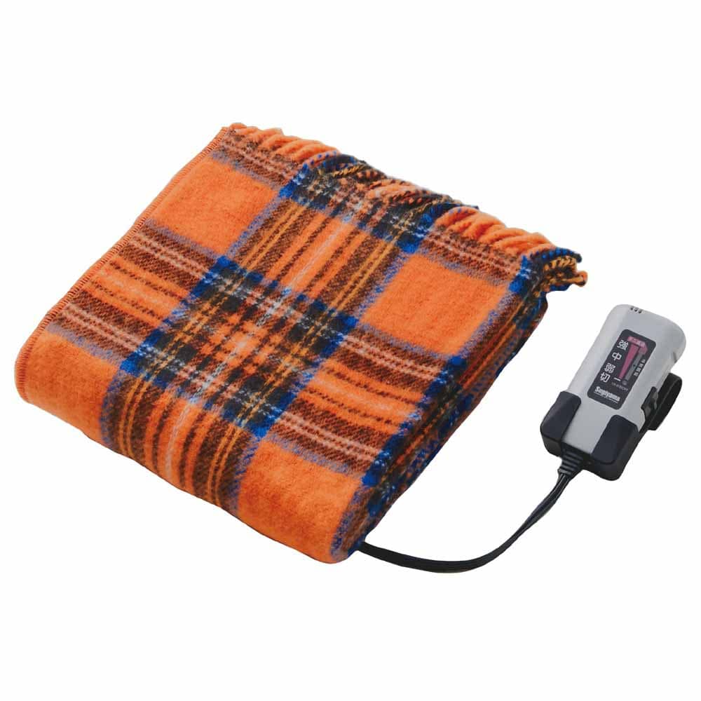 洗える電気ひざ掛け 日本製 SSW22H22 MG メーカー直送 ▼返品・キャンセル不可[他商品との同時購入不可]