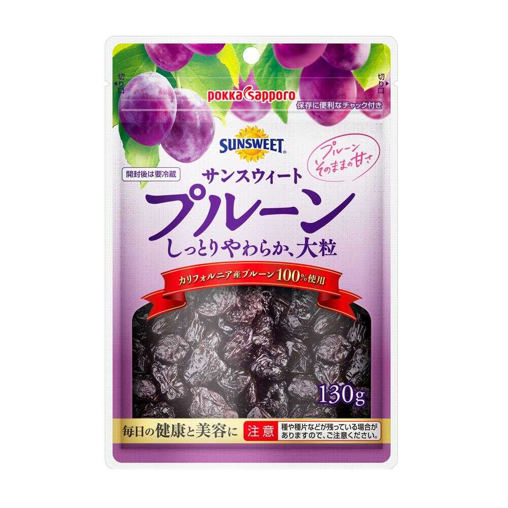 ◆ポッカサッポロ サンスィートプルーン 130g   【10個セット】