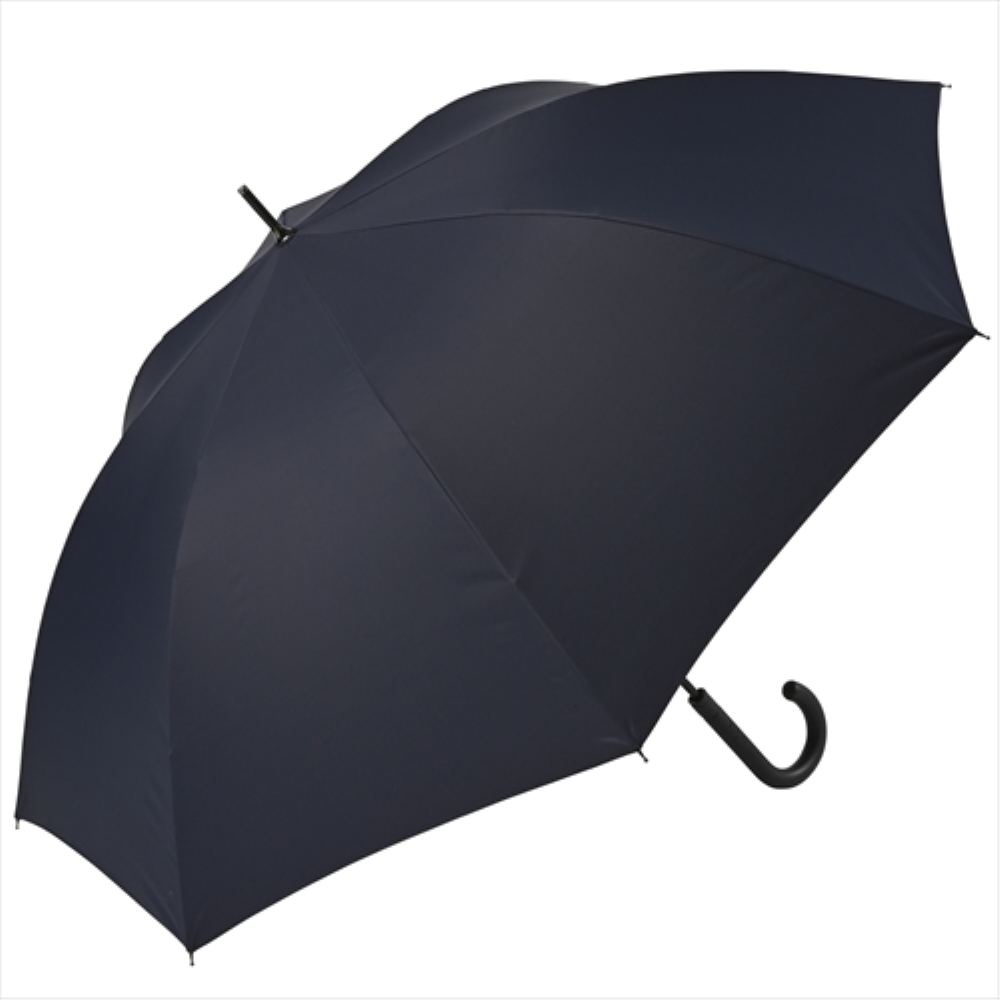 晴雨兼用 長傘 65cm ピーチドロップ 耐風 51832NV メーカー直送 ▼返品・キャンセル不可【他商品との同時購入不可】